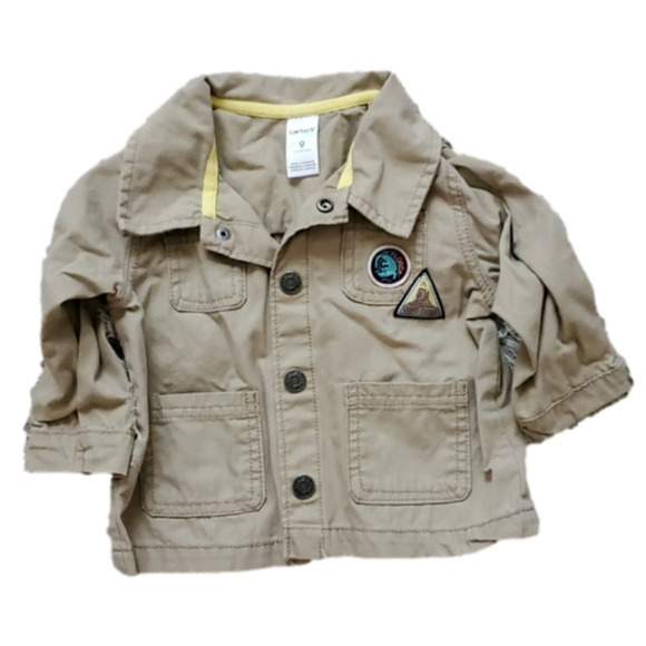 Carters Baby Boy Patches Jacket - Picture 1 of 2